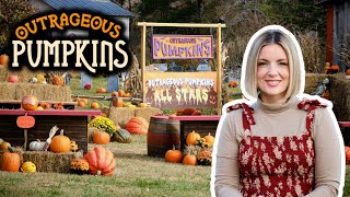 Outrageous Pumpkins Set Tour with Damaris Phillips  Outrageous Pumpkins  Food Network