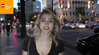 Caylee Cowan talks about Dating and her new movie Sunrise in Heaven outside Katsuya in Hollywood  Me