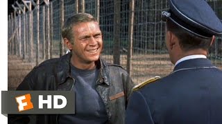 The Great Escape 111 Movie CLIP  To Cross the Wire Is Death 1963 HD