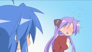 Kagamis Phone Gestures  Lucky Star Clips Dub