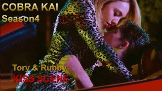Cobra Kai S04E08 Tory kiss Robby  Kiss Scene 