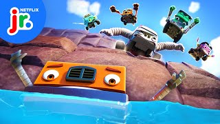 Monsterwheelies Mountain Rescue  Mighty Monsterwheelies  Netflix Jr