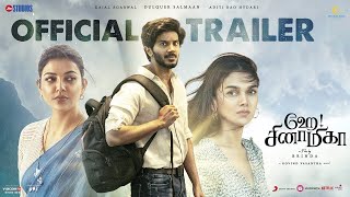 Hey Sinamika Tamil Trailer  Dulquer Salmaan Aditi Kajal Aggarwal  Govind Vasantha  Brinda