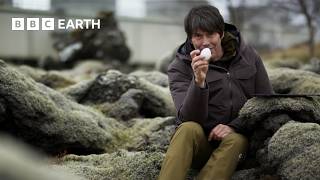 Brian Cox Explores Saturns Wobbly Moon  Solar System  BBC Earth Science