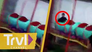 Mysterious Figure Appears on Rollercoaster  Paranormal Caught On Camera  Travel Channel