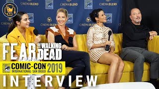 Fear the Walking Dead Interview with Jenna Elfman Ruben Blads Alexa Nisenson  Dany Garcia