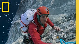 Alex Honnold  Hazel Findlay Ascend 3750ft  Arctic Ascent with Alex Honnold  National Geographic