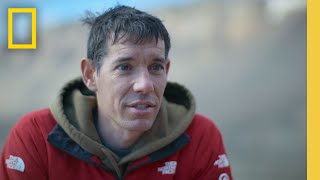 Alex Honnold Rappels The Moulin  Arctic Ascent with Alex Honnold  National Geographic