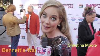 Christina Moore attends  Bennetts War  Los Angeles Premiere