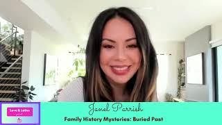 INTERVIEW Actress JANEL PARRISH from Never Been Chrisd  Family History Mysteries Hallmark