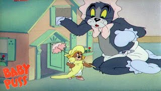 Baby Puss 1943 Tom and Jerry Cartoon Short Film  Review