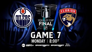 1 Game for the Stanley Cup  Oilers vs Panthers Game 7