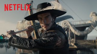 ONE PIECE Zoro vs Mihawk Fight  Netflix