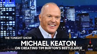 Michael Keaton on Creating Tim Burtons Beetlejuice and Knox Goes Away with Al Pacino  Tonight Show