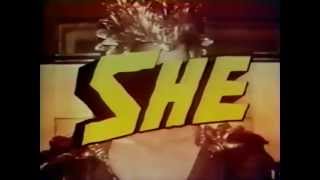 Ursula Andress in She 1965 TV trailer