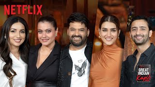 Do Patti Kajol Kriti Sanon Shaheer Sheikh  Kanika  The Great Indian Kapil Show  Netflix