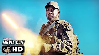 Shootout Fight Scene  AGENT RECON 2024 Chuck Norris Movie CLIP HD