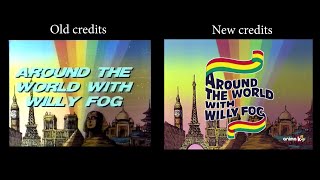 Around the World with Willy Fog 1983 Comparison Old Credits VS New Credits Op  End