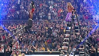 Edge spears Jeff Hardy in midair WrestleMania XSeven