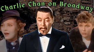 Charlie Chan on Broadway 1937   colorized