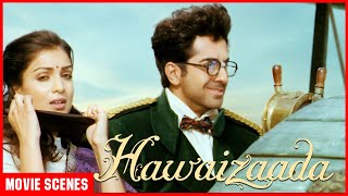 Ayushmann Khurrana Flies Away With Pallavi  Hawaizaada  Movie Scene  Ayushmann  Pallavi Sharda