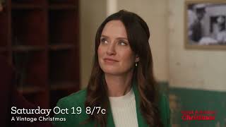 A Vintage Christmas  Starring Merritt Patterson  Christopher Russell  Premieres October 19