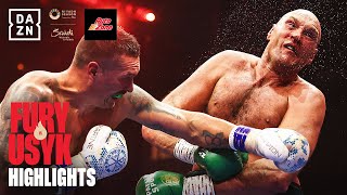 UNDISPUTED CHAMPION CROWNED  Tyson Fury vs Oleksandr Usyk Fight Highlights Ring of Fire