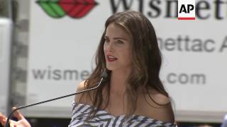 Keri Russell joined by Felicity and The Americans costars for her Walk of Fame induction
