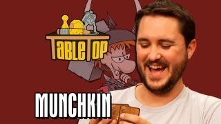 Munchkin Felicia Day Steve Jackson and Sandeep Parikh join Wil Wheaton on TableTop Episode 5