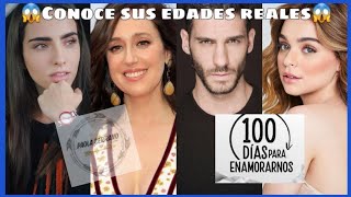 Edades Reales del elenco de la teleserie de Telemundo  100 das para enamorarnos  