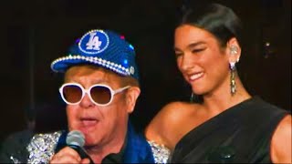 Elton John Dua Lipa Cold Heart Remastered Remix Farewell From Dodger Stadium