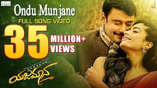 Yajamana  Ondu Munjane 4K Video Song  Darshan  Rashmika  V Harikrishna  Media House Studio