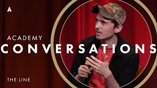 The Line with Ethan Berger Bo Mitchell  Austin Abrams  Academy Conversations