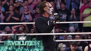 EXCLUSIVE After AEW Revolution went off the air Sting shared some final words