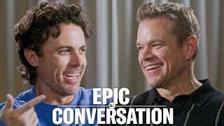 Matt Damon  Casey Affleck Have an Epic Conversation  GQ