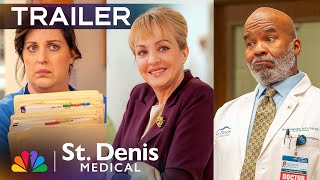 Wendi McLendonCovey David Alan Grier Allison Tolman Star in NBCs St Denis Medical  Trailer