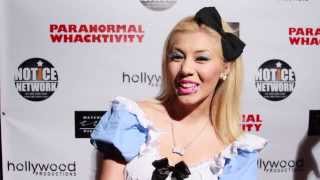 Paranormal Whacktivity Red Carpet Interview Actress Iris Aldrete