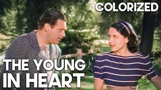 The Young in Heart  COLORIZED  Janet Gaynor  Classic Drama Film