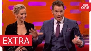 Chris Pratts epic card trick fail  The Graham Norton Show 2016  Extra  BBC One