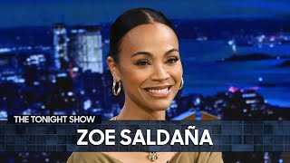 Zoe Saldaa on Avatar 3 and Shedding Light on Immigration in The Absence of Eden  The Tonight Show