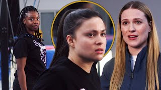 Evan Rachel Wood Pushes Devery Jacobs In Tense Clip From Gymnastics Drama Backspot