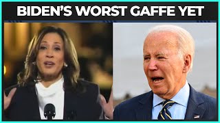 Harris Left To Clean Up HUGE MESS After Bidens Garbage Gaffe