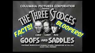 Season 2 Ep5The Three StoogesGoofs and SaddlesBLOOPERS FACTS and MORE