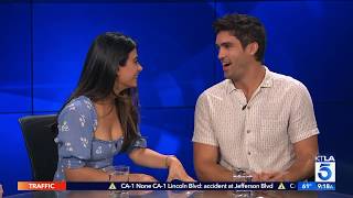 Emeraude Toubia  Tom Maden on their New Hallmark Movie Love in the Sun