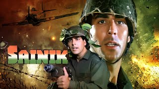 Jaam Woh Hai  Sainik Full Movie 4K  Akshay Kumar   1993 Ronit Roy Farheen  Bollywood