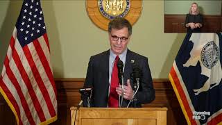 Governor Mark Gordons Press Conference on COVID19  October 21 2020