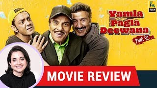 Anupama Chopras Movie Review of Yamla Pagla Deewana Phir Se  Dharmendra  Sunny Deol  Bobby Deol