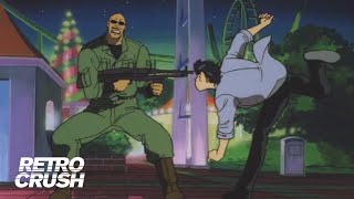 Every fight becomes 10 times manlier when Umibozus around  City Hunter Bay City Wars 1990