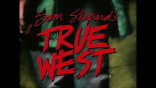 True West 1984  Play written by Sam Shepard starring John Malkovich and Gary Sinise  Laserdisc