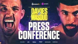 Liam Davies vs Shabaz Masoud LIVE Press Conference  Fight Night